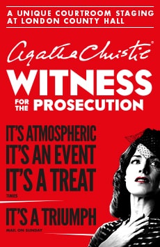 Witness for the Prosecution London County Hall Agatha Christie